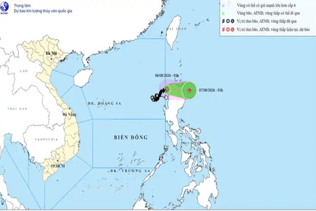 Bão số 3 di chuyển ra khỏi Biển Đông